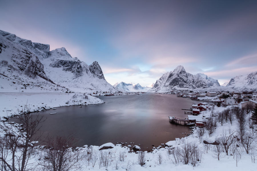Reine - 4 Stunden Langzeitaufnahmen ;-) 14.2. Reine - vom Nachmittag bis in den Abend hinein