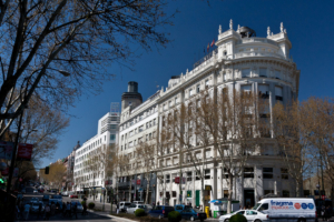 Ein ganz normales Gebäude in Madrid