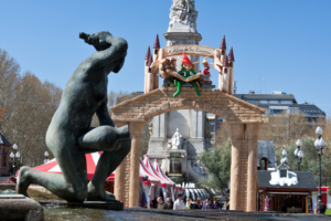 10.4. - Chillen und Bummeln vor dem Abflug. Plaza de España