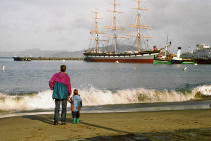 San Francisco: die historischen Schiffe des maritimen Museums.