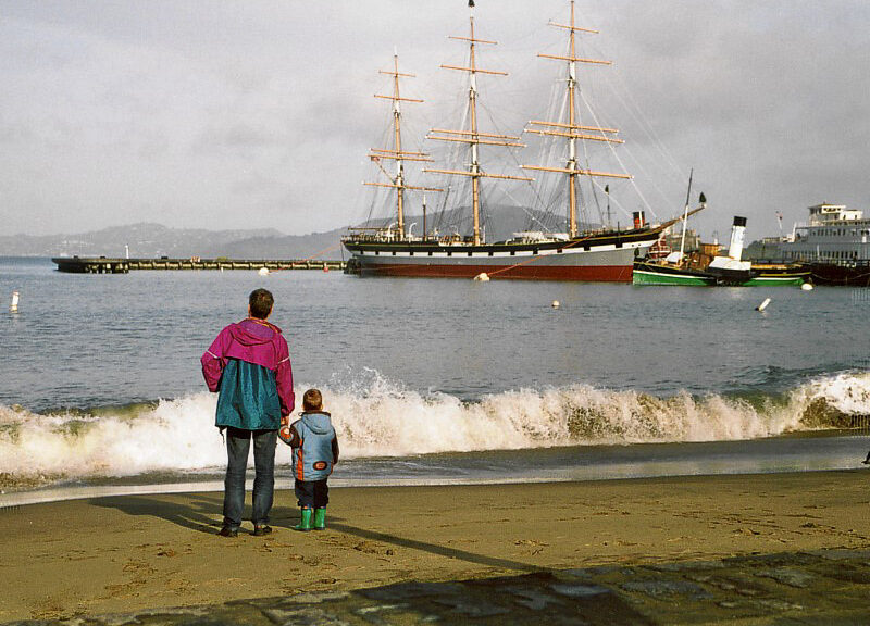 San Francisco: die historischen Schiffe des maritimen Museums.