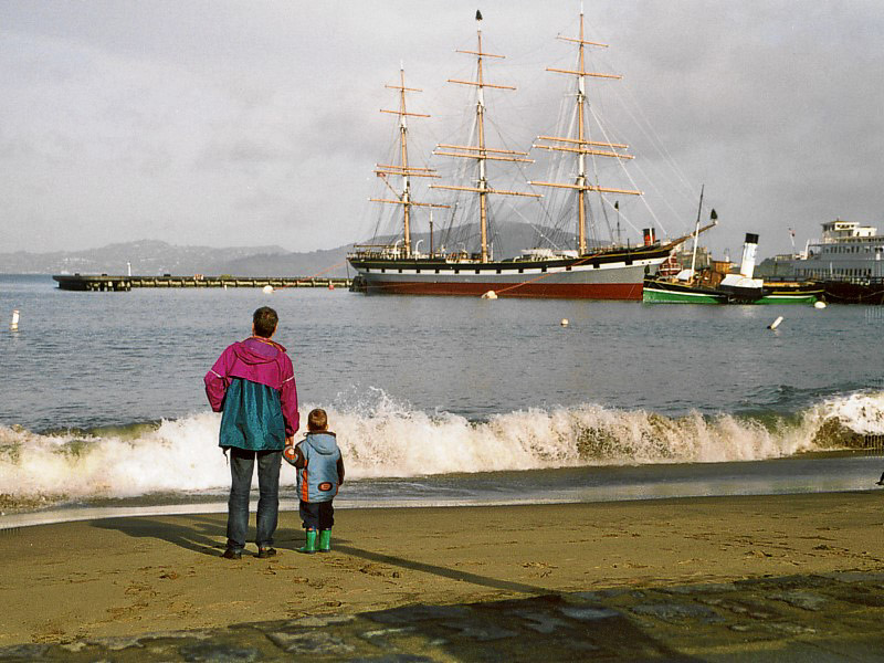 San Francisco: die historischen Schiffe des maritimen Museums.