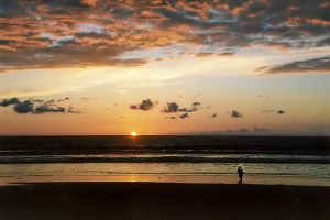 2002: Sonnenuntergang - Doheny State Beach Park.