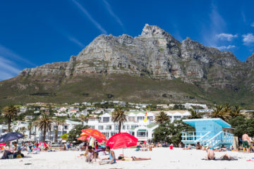 27.10. Baden in Camps Bay. Lions Head.