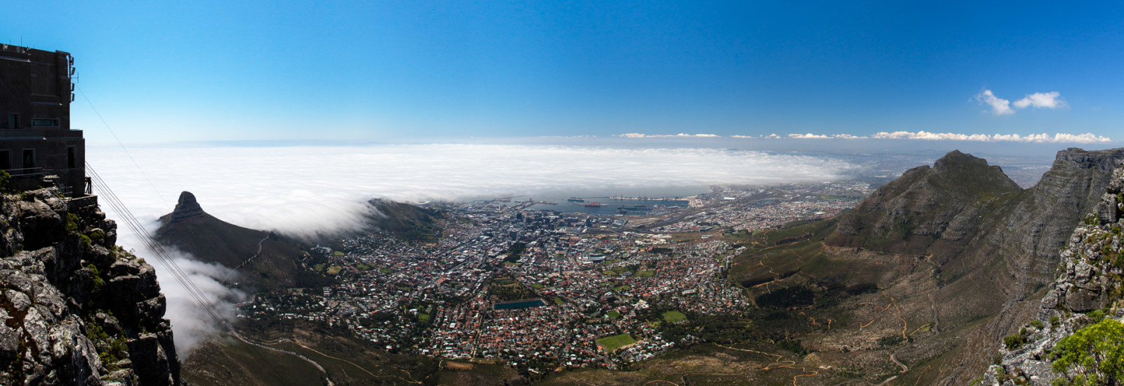 28.10. Tafelberg - Blick auf Kapstadt