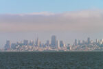 3.8.2004: San Francisco - die Skyline von der Sausalito-Fähre aus.