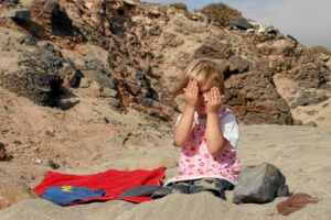 2005: Eine Maus am Strand :-)