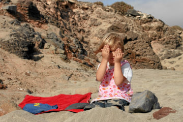 2005: Eine Maus am Strand :-)