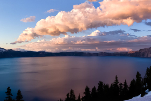 18.6. - Crater Lake, der Sonnenuntergang des Jahres :-)