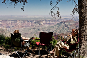 14.-16.6. Grand Canyon - Roosevelt Point: Picknick :-)))