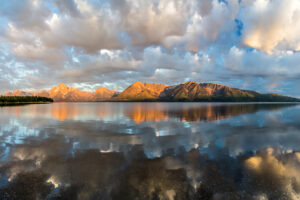 23.7.2014 Jackson Lake & Grand Tetons - Sonnenaufgang