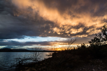 23.7. Flaming Gorge SP - Sunset