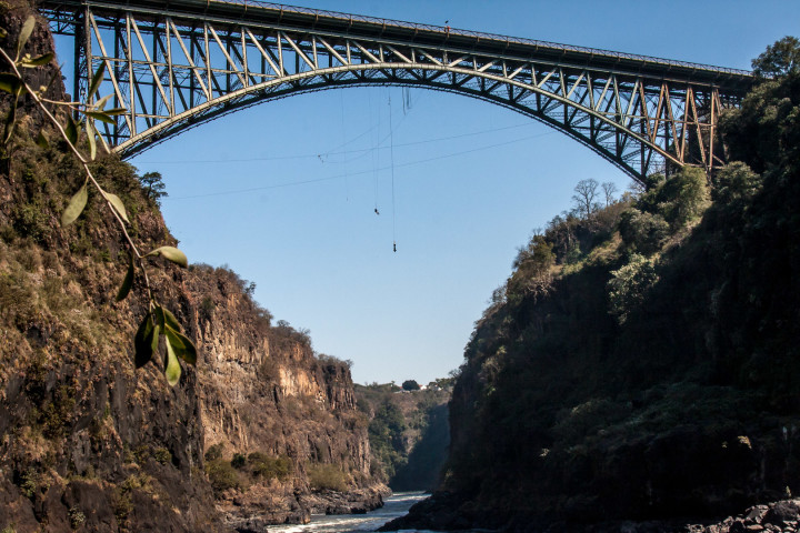 14.7. Victoria Falls, Wanderung in den "Boiling Pot"