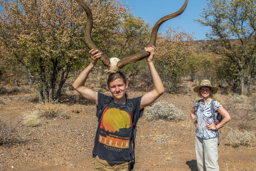 2.8. Wanderung bei den Ugab Terraces - Kudu-Horn.