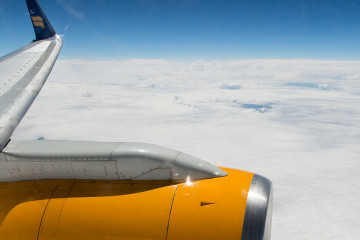 8.7. Über Grönland auf dem Flug nach Denver