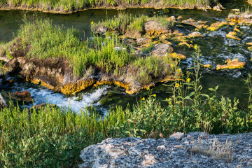 18.7. Baden im Boiling River