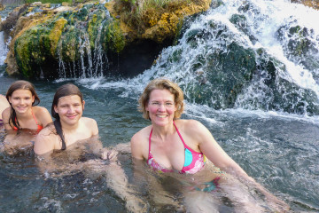 18.7. Baden im Boiling River