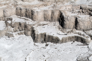 19.7. Mammoth Hot Springs - Algen, Bakterien, Ablagerungen