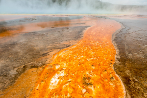 21.7. Midway Geyser Basin - Grand Prismatic Spring, Run-off