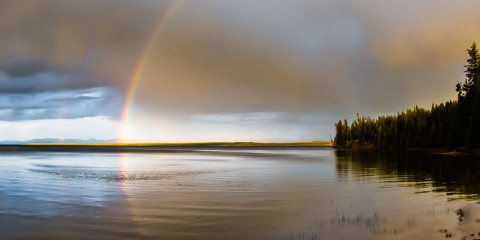 21.7. Grant - Wolkenbruch und Regenbogen