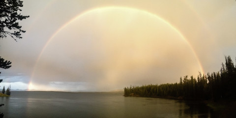 21.7. Grant - Wolkenbruch und Regenbogen