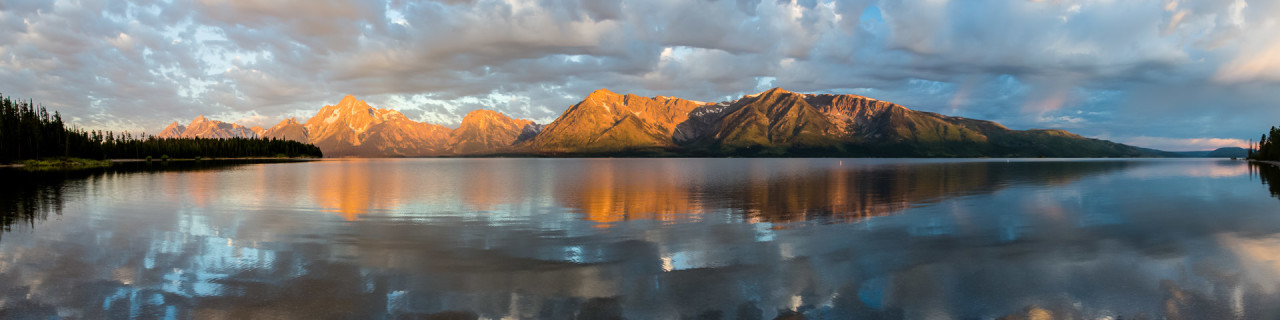 23.7. Jackson Lake & Grand Tetons - Sonnenaufgang