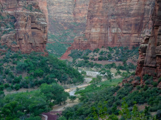 Zion - die Schlucht des Virgin River.