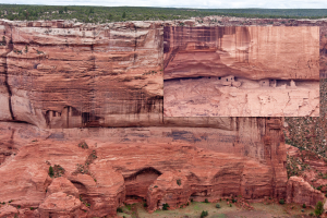 1.-2.8. - Canyon de Chelly.  Ruinen in schwindelerregender Höhe