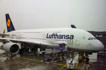 8.7. Hinreise - "unser A380"