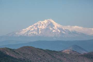 20.7. Viewpoint am #44 - Blick auf den Mount Shasta