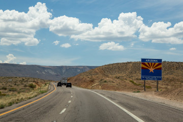 3.8. Fahrt auf der I-15, Arizona Strip