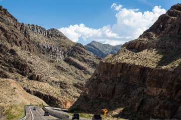 3.8. Fahrt auf der I-15, Arizona Strip