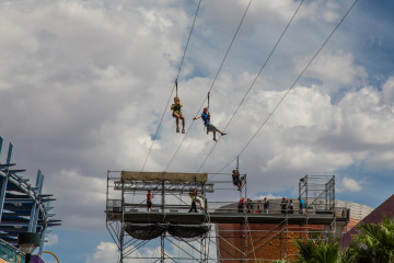 4.-6.8. Las Vegas - Flightlinez in der Fremont Street