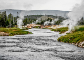 24.7.2006: Firehole River, Yellowstone