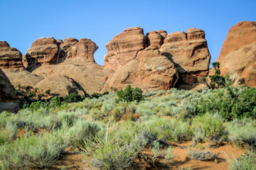 13.7. Arches NP -  Wanderung zum Landscape Arch