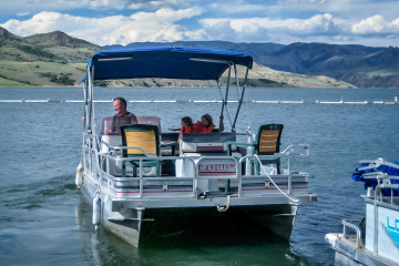 Curecanti NRA: Spritztour mit dem Motorboot :-)