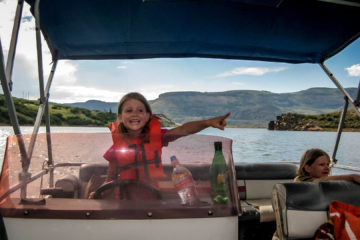 Curecanti NRA: Spritztour mit dem Motorboot :-)