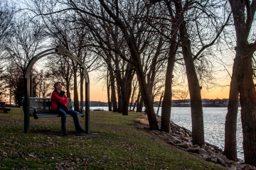 Abendstimmung am Mississippi (mit LR 6 bearbeitet)