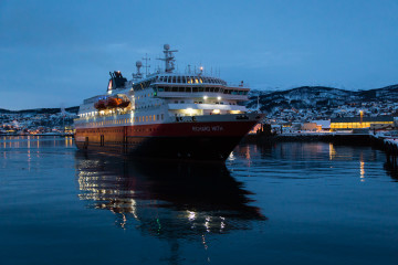 12.2. MS Richard With, Hurtigruten, in Harstad