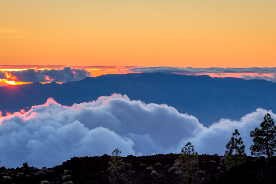 14.11. Sonnenuntergang, Corona Forestal / Lava Negra