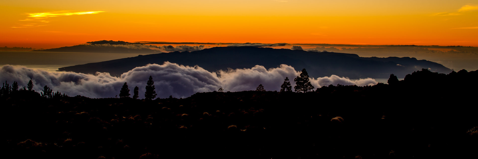 14.11. Sonnenuntergang, Corona Forestal / Lava Negra