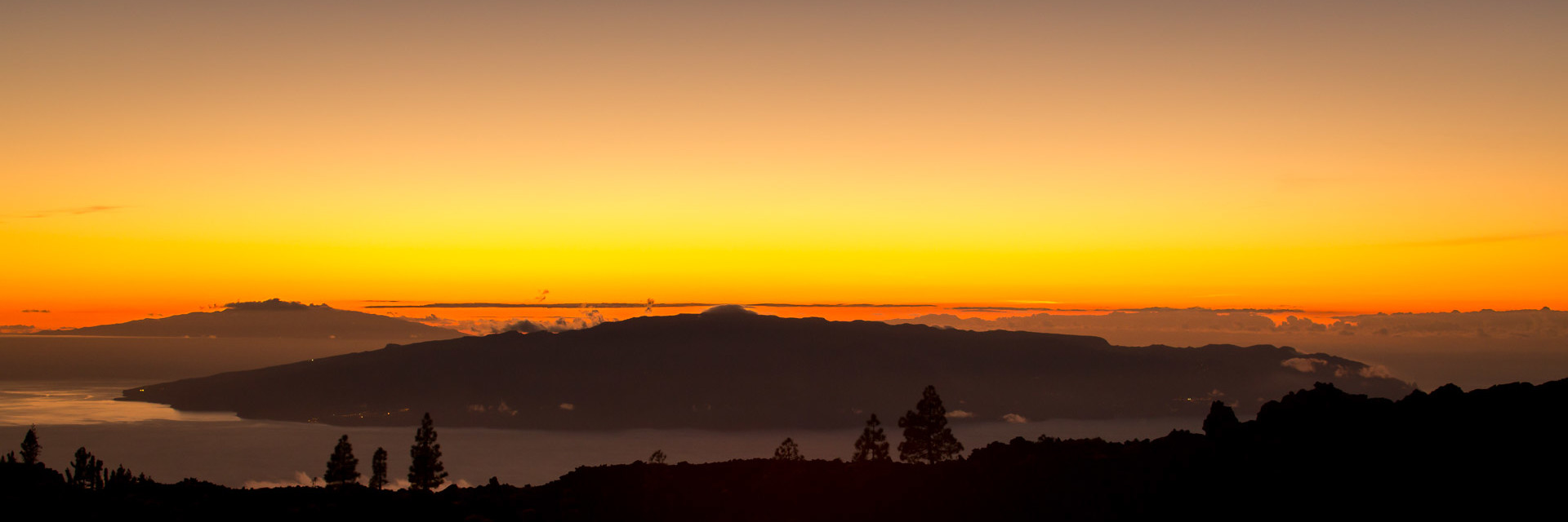 14.11. Sonnenuntergang, Corona Forestal / Lava Negra