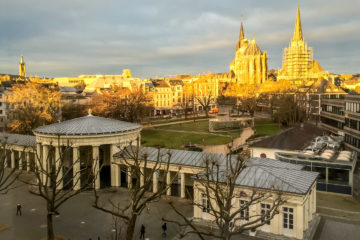 29.1.2016 Aachener Dom bei Sonnenaufgang