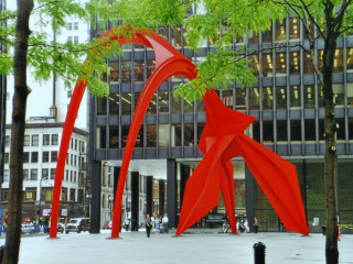 Der "Flamingo" von Calder.