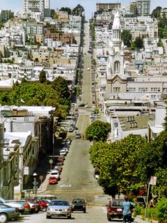Die Straßen von San Francisco.