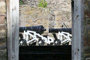 Kanonen des Dartmouth Castle