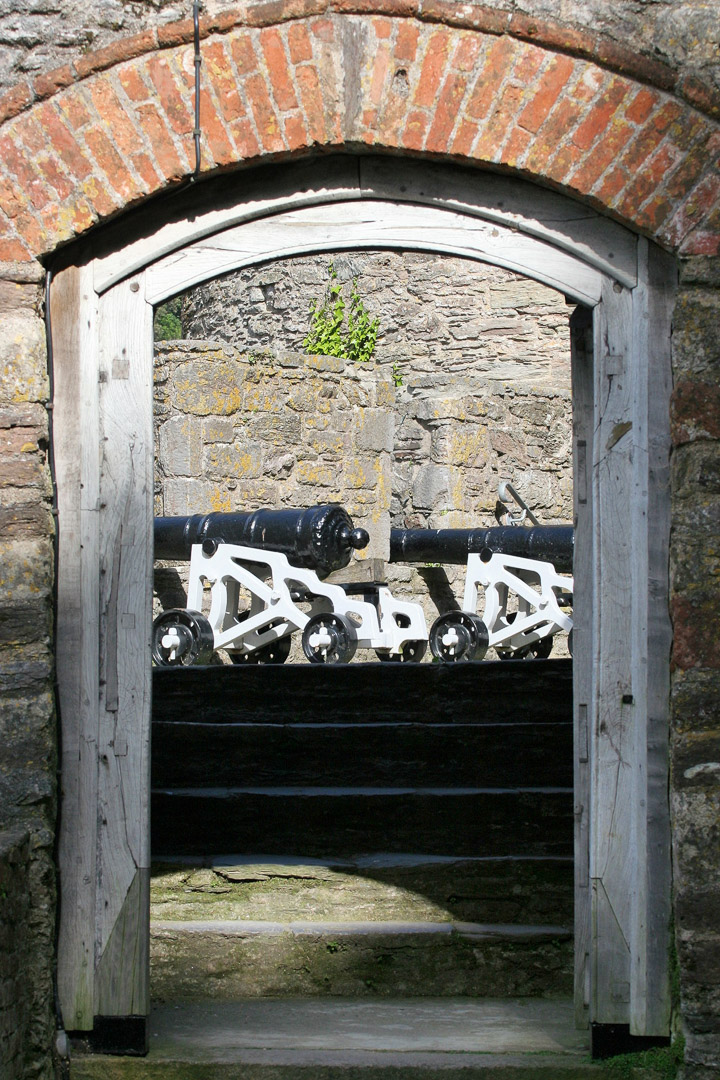 Kanonen des Dartmouth Castle