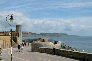 Mittagspause in Lyme Regis