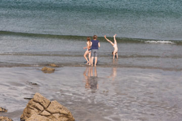 8.8.: Coverack, Bucht und Baden