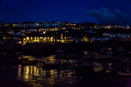 Porthleven at night